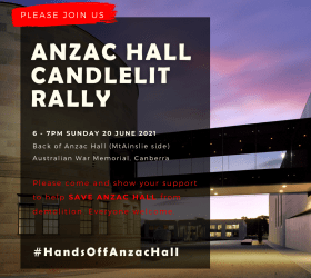 ANZAC Hall Candlelit Rally